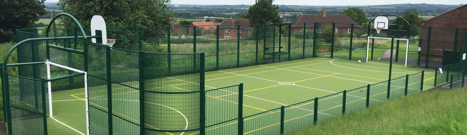 MUGAs Multi Use Games Areas for recreational spaces from Caloo Ltd