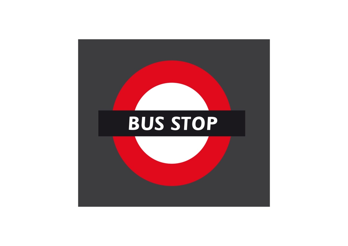 bus stop sign caloo ltd
