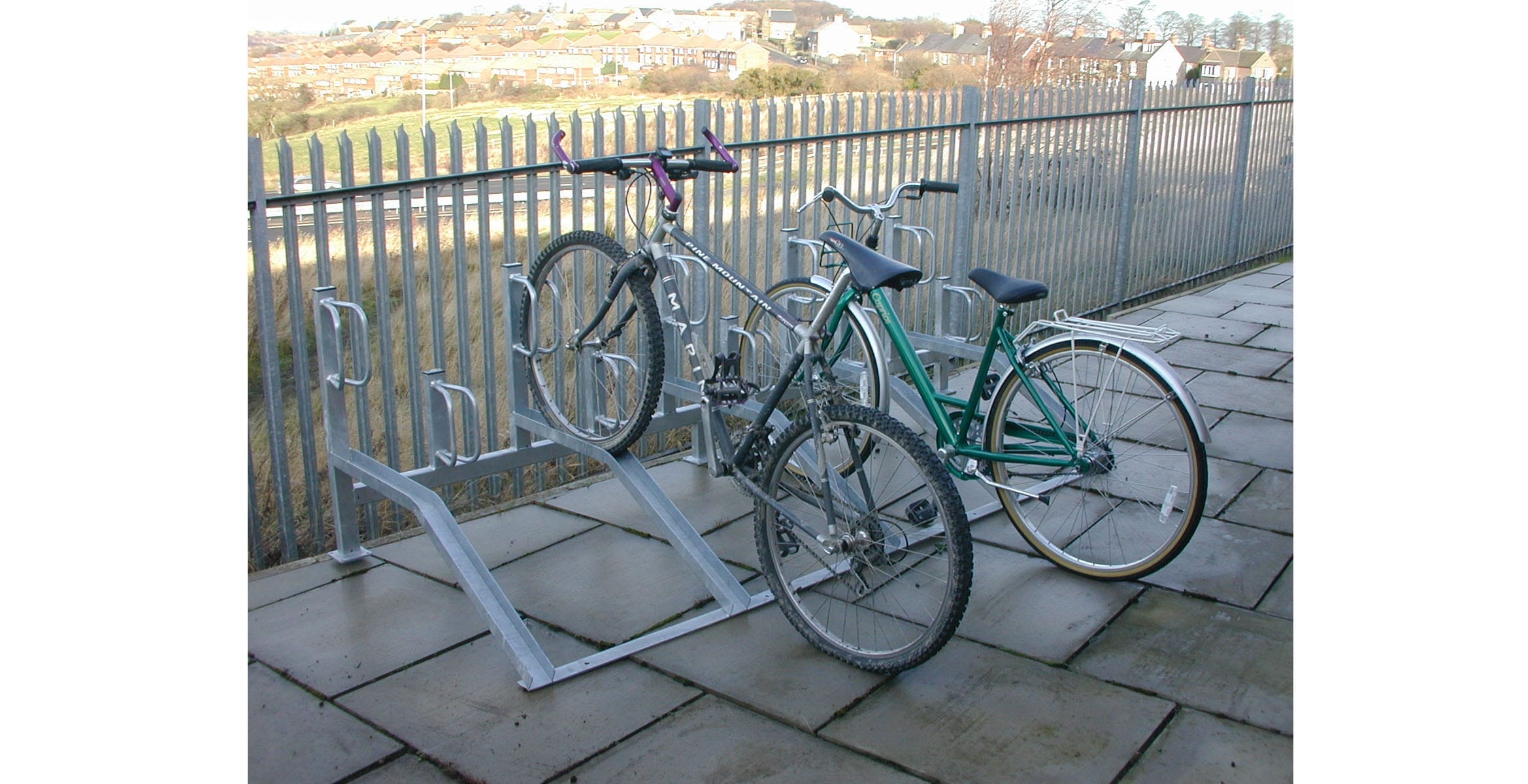 Staggered Cycle Rack Caloo Ltd