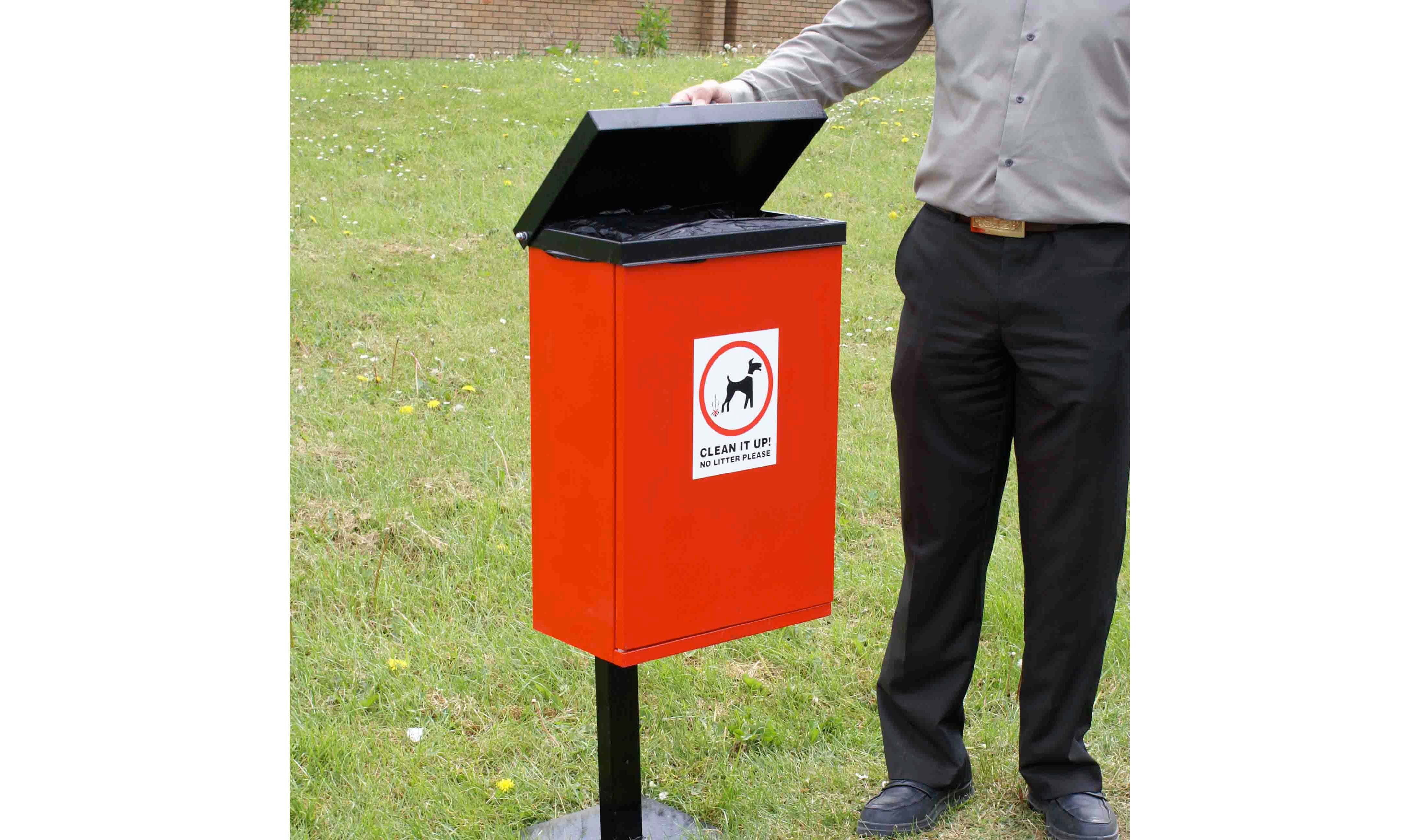 Front Opening Dog Waste Bin Caloo Ltd