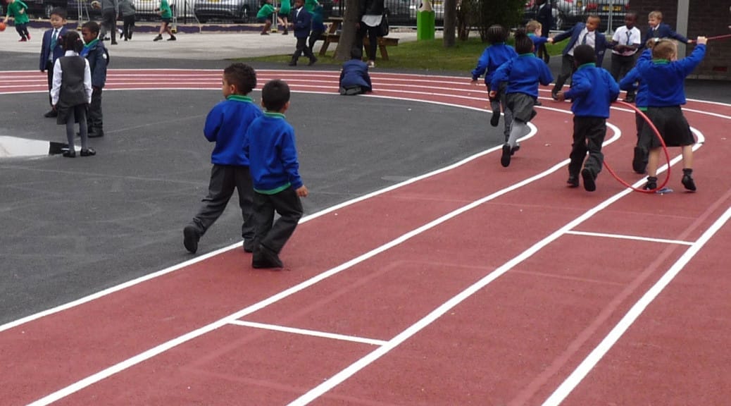 Running Track in the School