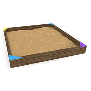 Wooden Square Sandpit