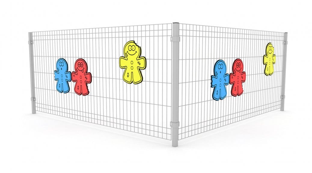 0921 Steel Fencing with Characters