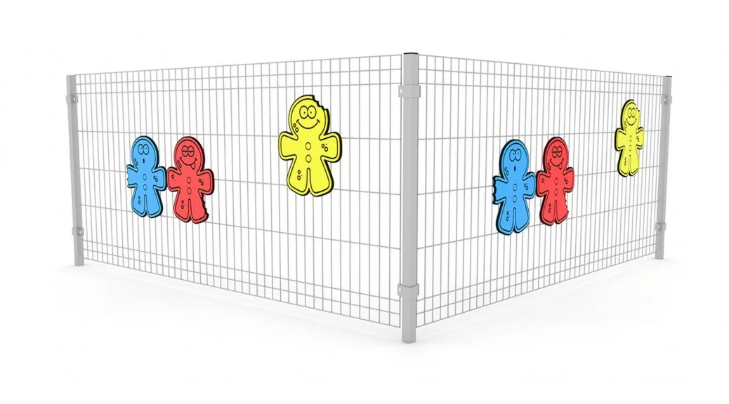 0921 Steel Fencing with Characters