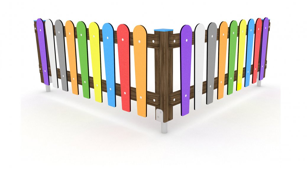1485 Colourful Playground Fencing Main