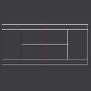 Tennis floor markings Thumbnail
