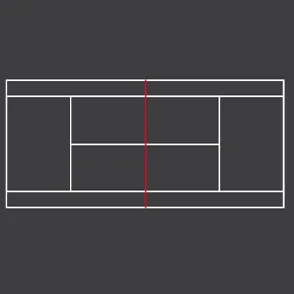 Tennis floor markings Thumbnail