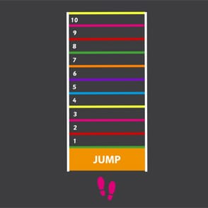 Long jump simple markings Thumbnail