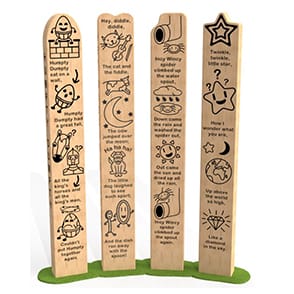 Nursery Rhyme Sensory Totem Poles