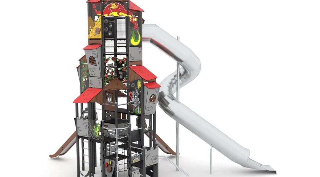 Single-Mega-Tower-with-Slides-front