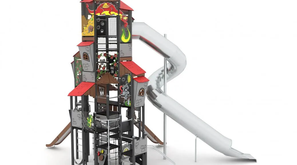 Single-Mega-Tower-with-Slides-front