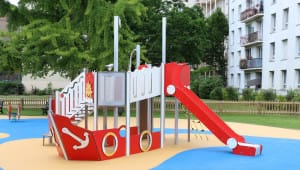 Red Boat for playground