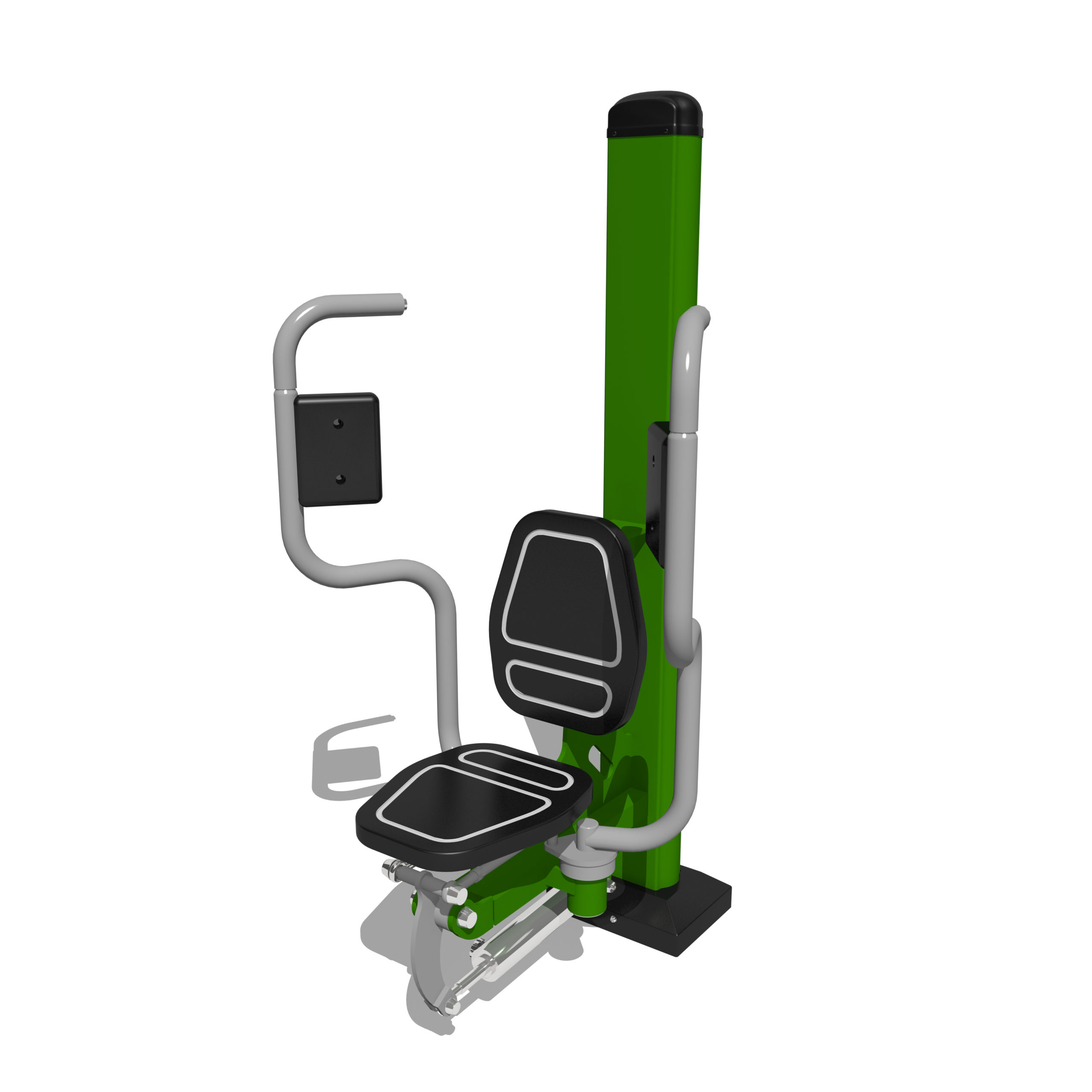 Hydraulic chest fly outdoor gym equipment for parks and schools