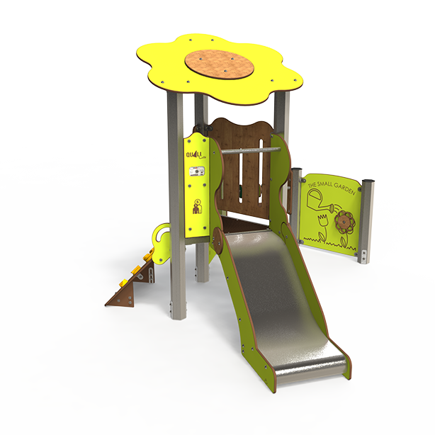 Baby playhouse multiplay unit with slides and sensory panels for ages 1–3 years BA 06-1010