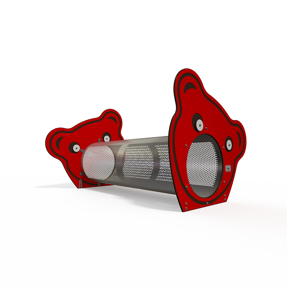 The BA 06-0410 baby playhouse multiplay unit is designed for ages 1–3 years, featuring low-level platforms, slides, and engaging sensory panels to support early development and active play in a safe e