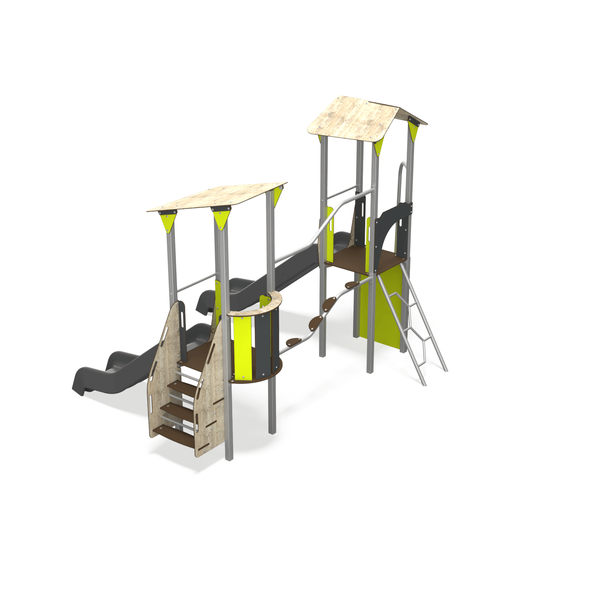 CO 12-2005-X29_f v2-INT steel multiplay unit with HDPE panels CO 12-2005-X29 for children aged 3–14 years