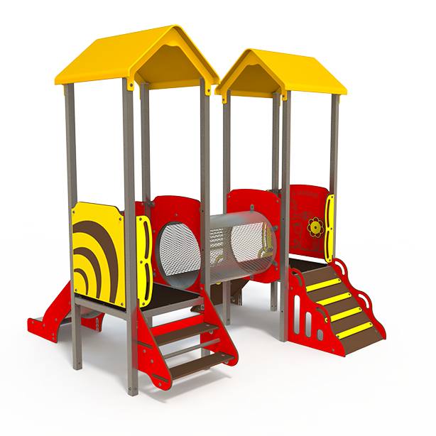 OS 06-2004-M99_f v2-FR Osmoz steel multiplay unit with themed panels, slides, and climbing activities for ages 3–12 OS 06-2004