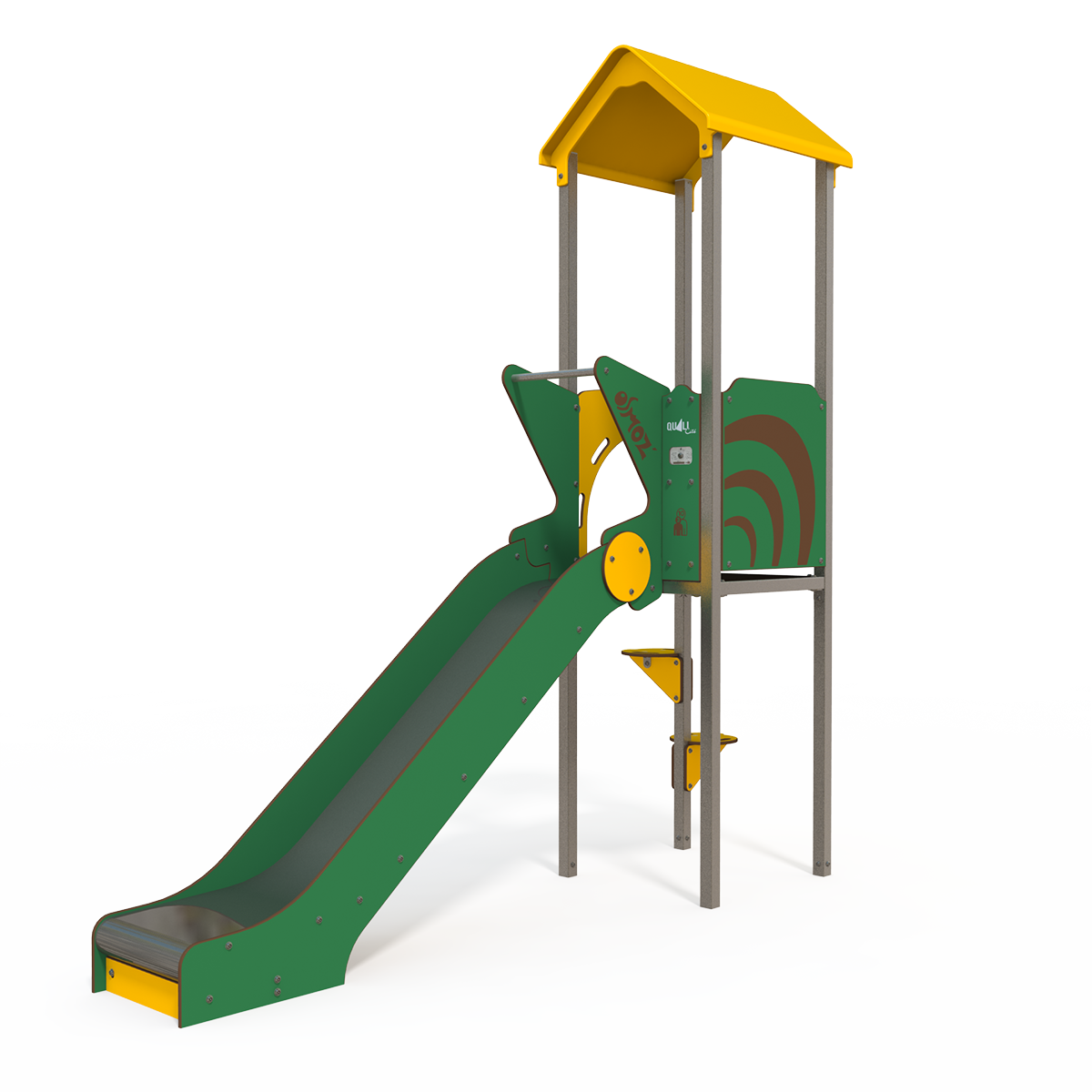 Osmoz steel multiplay unit with slides and climbing activities OS 12-1016